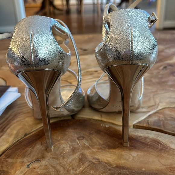 Jimmy Choo Champagne evening heels - Picture 2 of 8